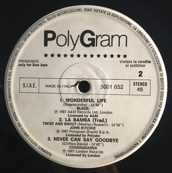 Various - Only For Dee Jays | PolyGram (5001 652) - 2 Various - Only For Dee Jays | PolyGram (5001 652) - 2