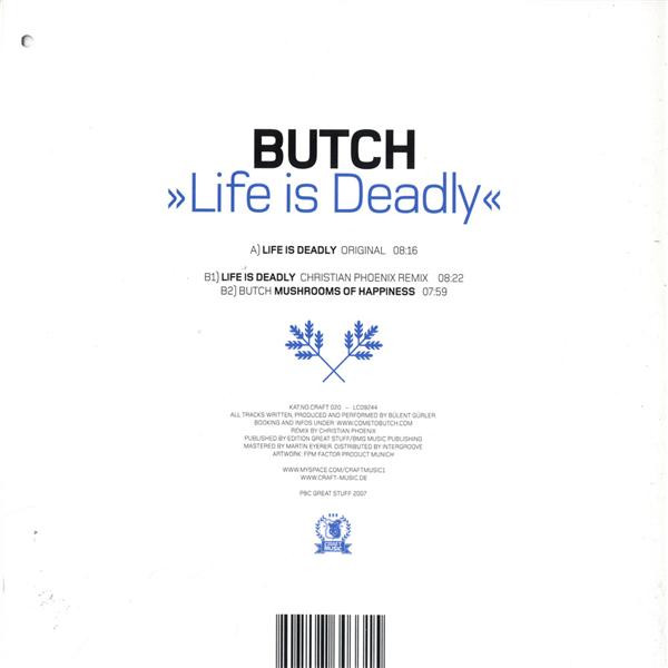 Butch - Life Is Deadly | Craft Music (CRAFT 020) - 2 Butch - Life Is Deadly | Craft Music (CRAFT 020) - 2