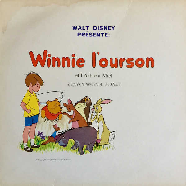Michel Gudin , Roger Carel - Winnie L'ourson Et L'Arbre À Miel [Vinyl] | Disneyland (392822) - 2