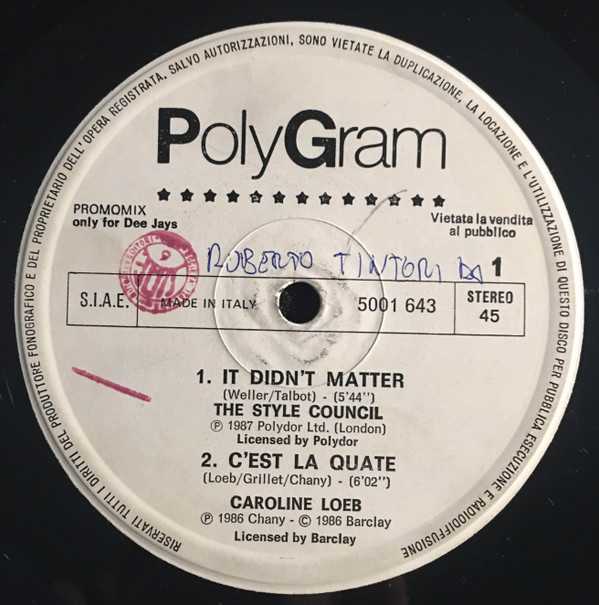 Various - Only For Dee Jays  | PolyGram (5001 643)