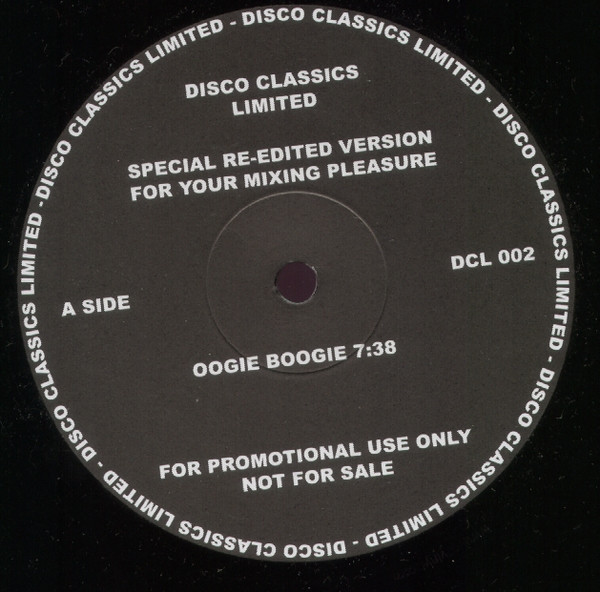 A Taste Of Honey / Gayle Adams - Ooogie Boogie / Your Dub Is A Life Saver | Disco Classics Limited (DCL 002) - main A Taste Of Honey / Gayle Adams - Ooogie Boogie / Your Dub Is A Life Saver | Disco Classics Limited (DCL 002) - main