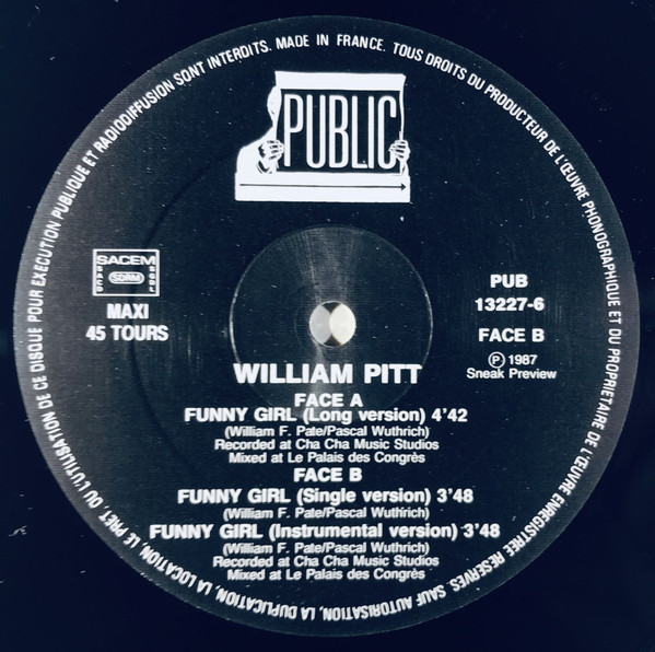 William Pitt - Funny Girl | Public (PUB 13227-6) - 4 William Pitt - Funny Girl | Public (PUB 13227-6) - 4