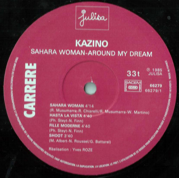 Kazino - Shoot | Carrere (66 279) - 3