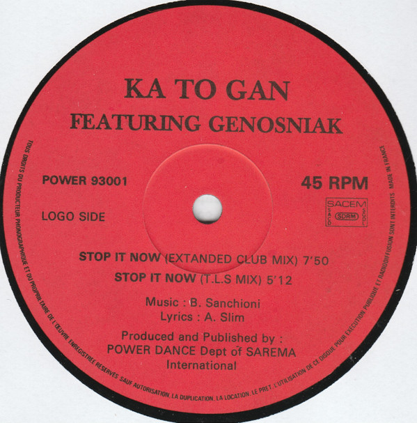 Ka To Gan & Genosniak - Stop It Now | Power Dance (POWER 93001) - 2 Ka To Gan & Genosniak - Stop It Now | Power Dance (POWER 93001) - 2