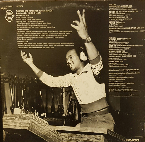 Van McCoy & The Soul City Symphony - Love Is The Answer | Avco (AV-69002) - 2 Van McCoy & The Soul City Symphony - Love Is The Answer | Avco (AV-69002) - 2