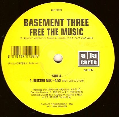 Basement Three - Free The Music | A La Carte (ALC 3009)