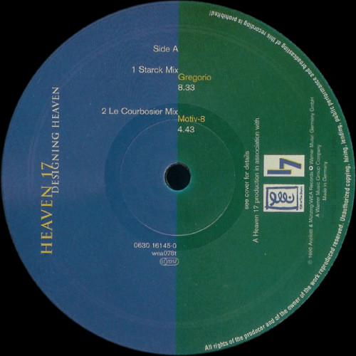 Heaven 17 - Designing Heaven | Eye Of The Storm (0630 16145-0) - 2 Heaven 17 - Designing Heaven | Eye Of The Storm (0630 16145-0) - 2