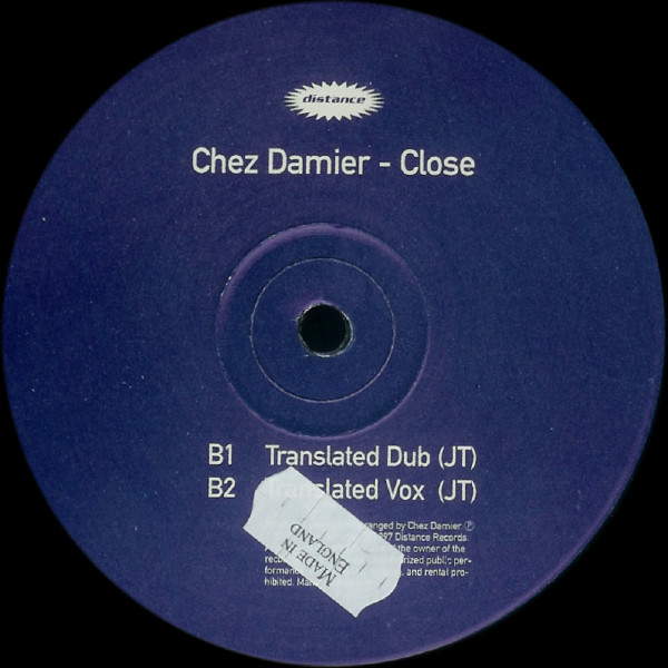 Chez Damier - Close | Distance (Sub 4826.6) - 4 Chez Damier - Close | Distance (Sub 4826.6) - 4
