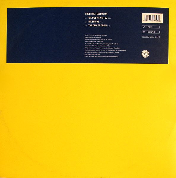 Nightcrawlers - Push The Feeling On (New MK Mixes For '95) | FFRR (FX 257) - 2 Nightcrawlers - Push The Feeling On (New MK Mixes For '95) | FFRR (FX 257) - 2