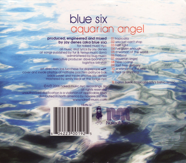 Blue Six - Aquarian Angel | Naked Music Recordings (NMN 19) - 2