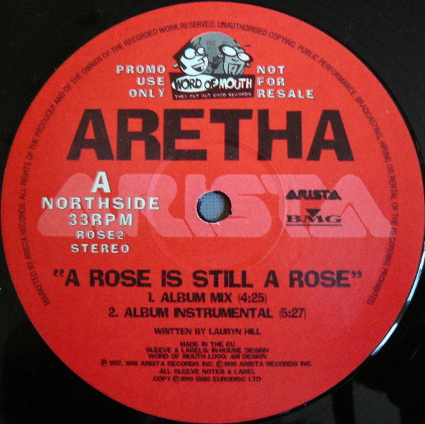 Aretha Franklin - A Rose Is Still A Rose | Arista (ROSE2) - 3