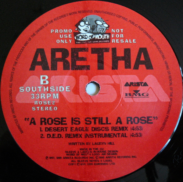 Aretha Franklin - A Rose Is Still A Rose | Arista (ROSE2) - 4