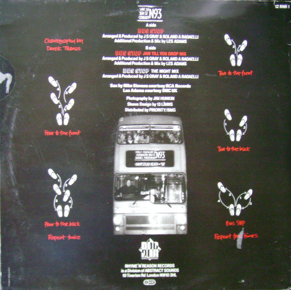 N. 93 - Bus Stop | Rhyme 'N' Reason Records (12 RNR 1) - 2