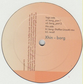 Xhin - Borg | Meerestief Records (meerestief 013) - main Xhin - Borg | Meerestief Records (meerestief 013) - main