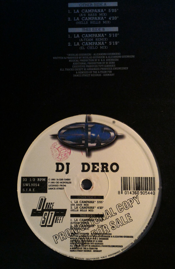 DJ Dero - La Campana | Steel Wheel (SWL9054) - main DJ Dero - La Campana | Steel Wheel (SWL9054) - main