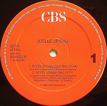 Joëlle Ursull - Miyel | CBS (654622 6) - 4