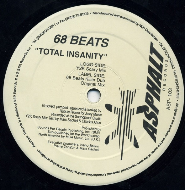 68 Beats - Total Insanity | Asphalt Records (ASP - 103) - 2 68 Beats - Total Insanity | Asphalt Records (ASP - 103) - 2