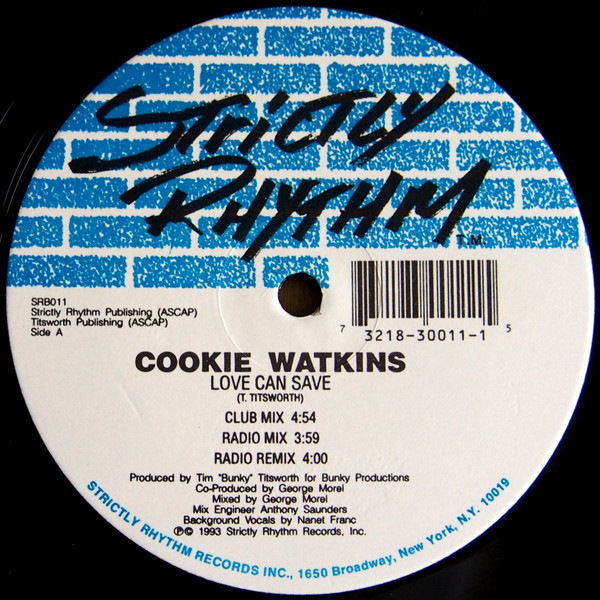 Cookie Watkins - Love Can Save | Strictly Rhythm (SRB011) - main