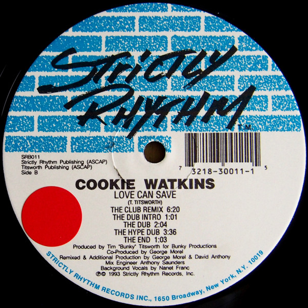 Cookie Watkins - Love Can Save | Strictly Rhythm (SRB011) - 2