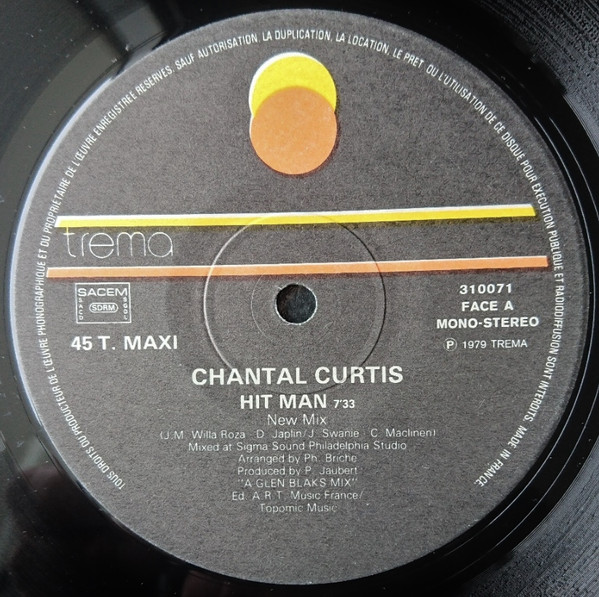 Chantal Curtis - Hit Man / Bet Your Bottom Dollar | Trema (310 071) - 3