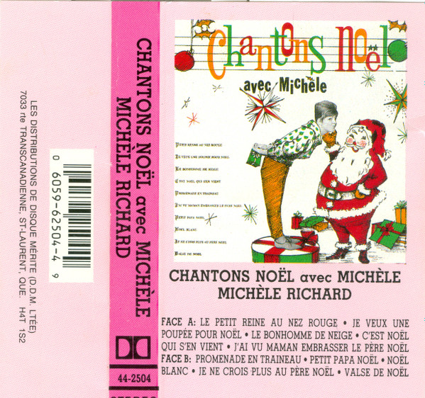 Michèle Richard - Chantons Noël Avec Michèle | Disques Mérite (44-2504) - 2 Michèle Richard - Chantons Noël Avec Michèle | Disques Mérite (44-2504) - 2