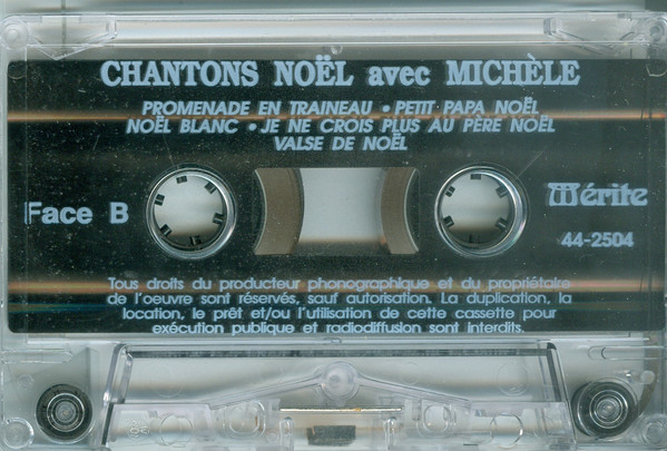 Michèle Richard - Chantons Noël Avec Michèle | Disques Mérite (44-2504) - 4 Michèle Richard - Chantons Noël Avec Michèle | Disques Mérite (44-2504) - 4