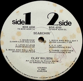 Clay Wilson - Searchin' | Bread Records (BDR 4200) - 4