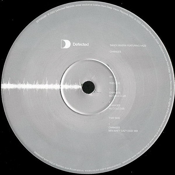 Sandy Rivera Featuring Haze - Changes | Defected (DFTD059R) - 3 Sandy Rivera Featuring Haze - Changes | Defected (DFTD059R) - 3