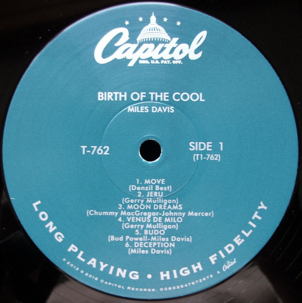 Miles Davis - Birth Of The Cool | Capitol Records (T762) - 3 Miles Davis - Birth Of The Cool | Capitol Records (T762) - 3