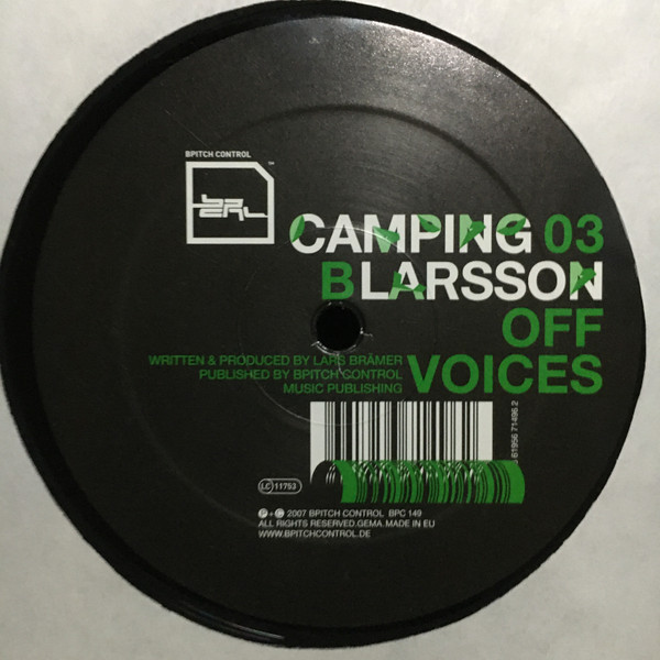Sascha Funke / Larsson - Camping 03 | BPitch Control (BPC 149) - main Sascha Funke / Larsson - Camping 03 | BPitch Control (BPC 149) - main