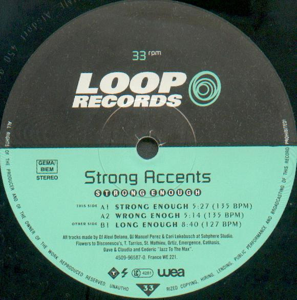 Strong Accents - Strong Enough | Loop Records (4509-96587-0) - main