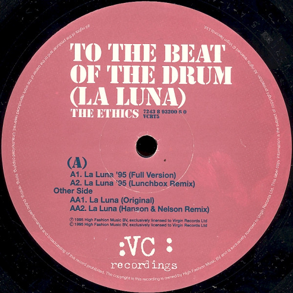The Ethics - To The Beat Of The Drum (La Luna) | VC Recordings (VCRT5) - 3 The Ethics - To The Beat Of The Drum (La Luna) | VC Recordings (VCRT5) - 3
