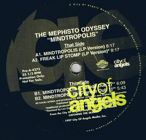 Mephisto Odyssey - Mindtropolis / Freak Lip Stomp | City Of Angels (PRO-A-4275) - 2 Mephisto Odyssey - Mindtropolis / Freak Lip Stomp | City Of Angels (PRO-A-4275) - 2