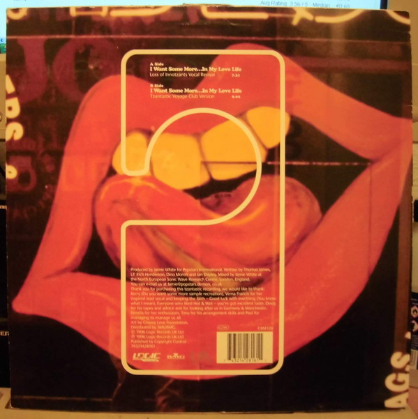 Tzant - I Want Some More... In My Love Life | Logic Records (74321 42816 1) - 2 Tzant - I Want Some More... In My Love Life | Logic Records (74321 42816 1) - 2