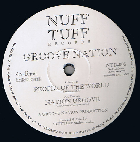 Groove Nation - People Of The World / Nation Groove | Nuff Tuff Records (NTD-005) - main Groove Nation - People Of The World / Nation Groove | Nuff Tuff Records (NTD-005) - main
