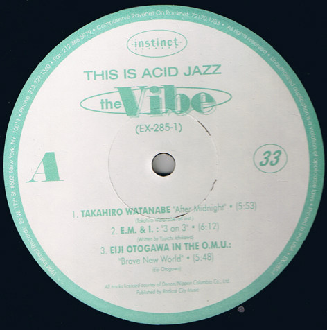 Various - This Is Acid Jazz: The Vibe | Instinct Records (EX-285-1)