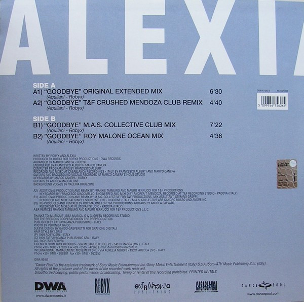 Alexia - Goodbye | Dance Pool (DAN 667562 6) - 2