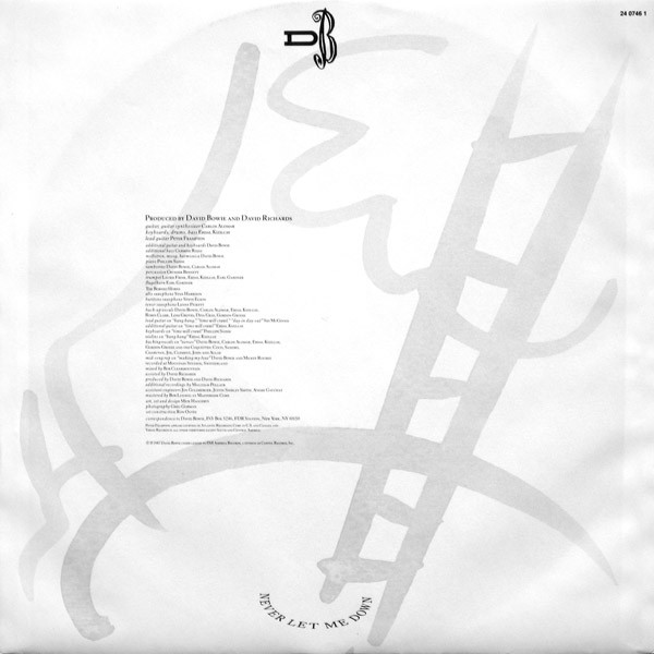 David Bowie - Never Let Me Down | EMI America (1C 064-24 0746 1) - 6