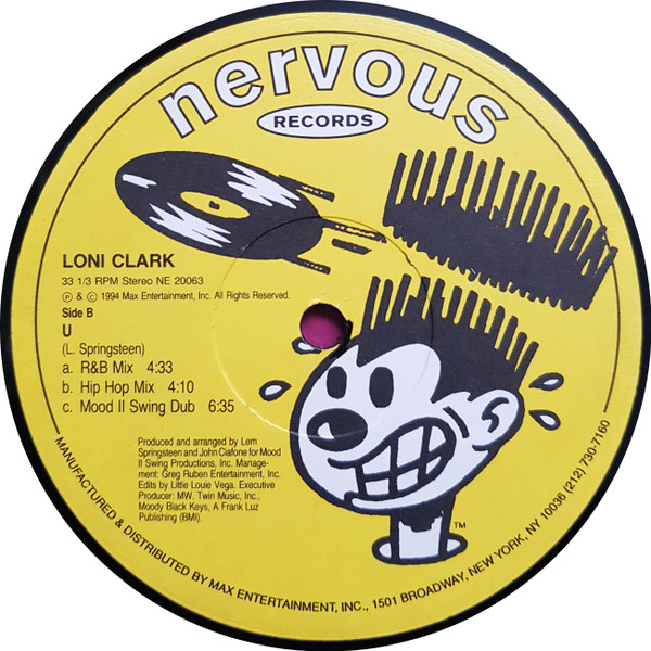 Loni Clark - U | Nervous Records (NE 20063) - 4 Loni Clark - U | Nervous Records (NE 20063) - 4