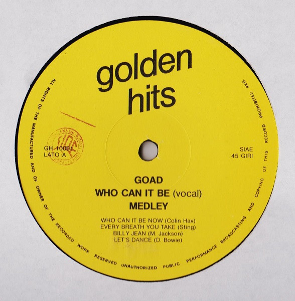 Goad - Who Can It Be | Golden Hits (GH 10001) - 3