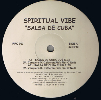 Spiritual Vibe - Salsa De Cuba | RPO Traxx (RPO 003) - 2 Spiritual Vibe - Salsa De Cuba | RPO Traxx (RPO 003) - 2