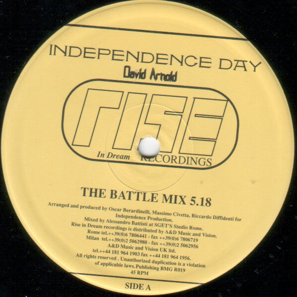 DJ Independence - Independence Day | Rise Records (R 019) - 2 DJ Independence - Independence Day | Rise Records (R 019) - 2