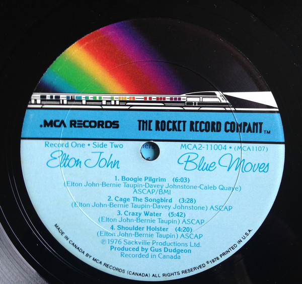 Elton John - Blue Moves | The Rocket Record Company (MCA2-11004) - 10 Elton John - Blue Moves | The Rocket Record Company (MCA2-11004) - 10