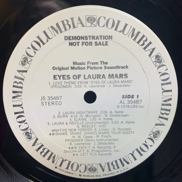 Eyes Of Laura Mars (Music From The Original Motion Picture Soundtrack)