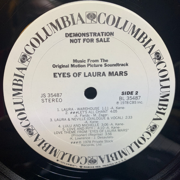 Eyes Of Laura Mars (Music From The Original Motion Picture Soundtrack)