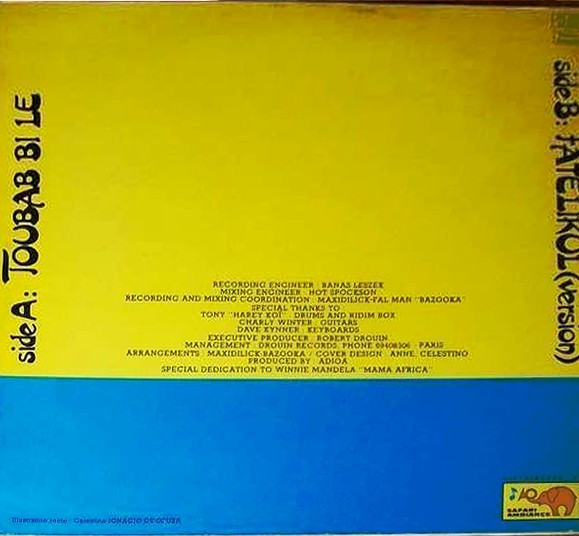 Adioa - Toubab Bi Le | Drouin Records (AO 1064) - 2