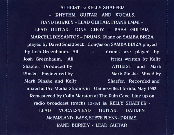 Atheist - Elements | Relapse Records (RR 6672-2) - 4