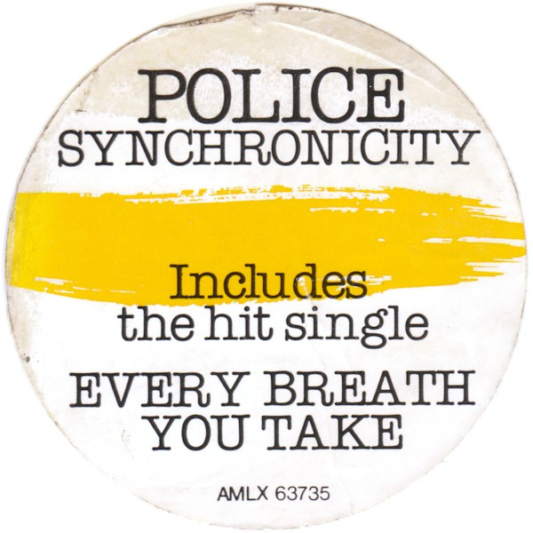 The Police - Synchronicity | A&M Records (AMLX 63735) - 10 The Police - Synchronicity | A&M Records (AMLX 63735) - 10