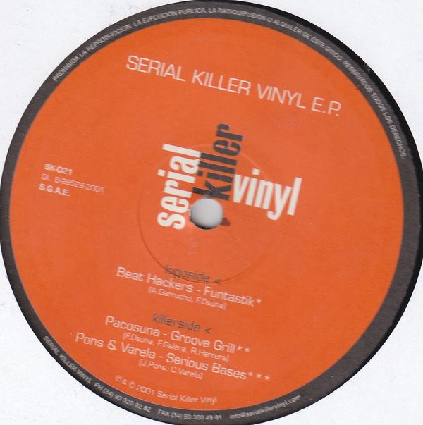 Various - Serial Killer Vinyl EP | Serial Killer Vinyl (SK-021)