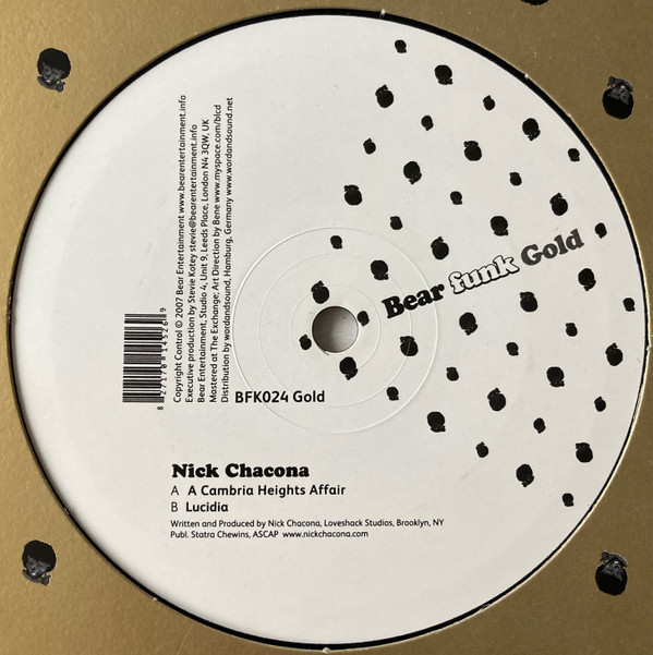 Nick Chacona - A Cambria Heights Affair / Lucidia | Bear Funk (BFK024 Gold) - main Nick Chacona - A Cambria Heights Affair / Lucidia | Bear Funk (BFK024 Gold) - main